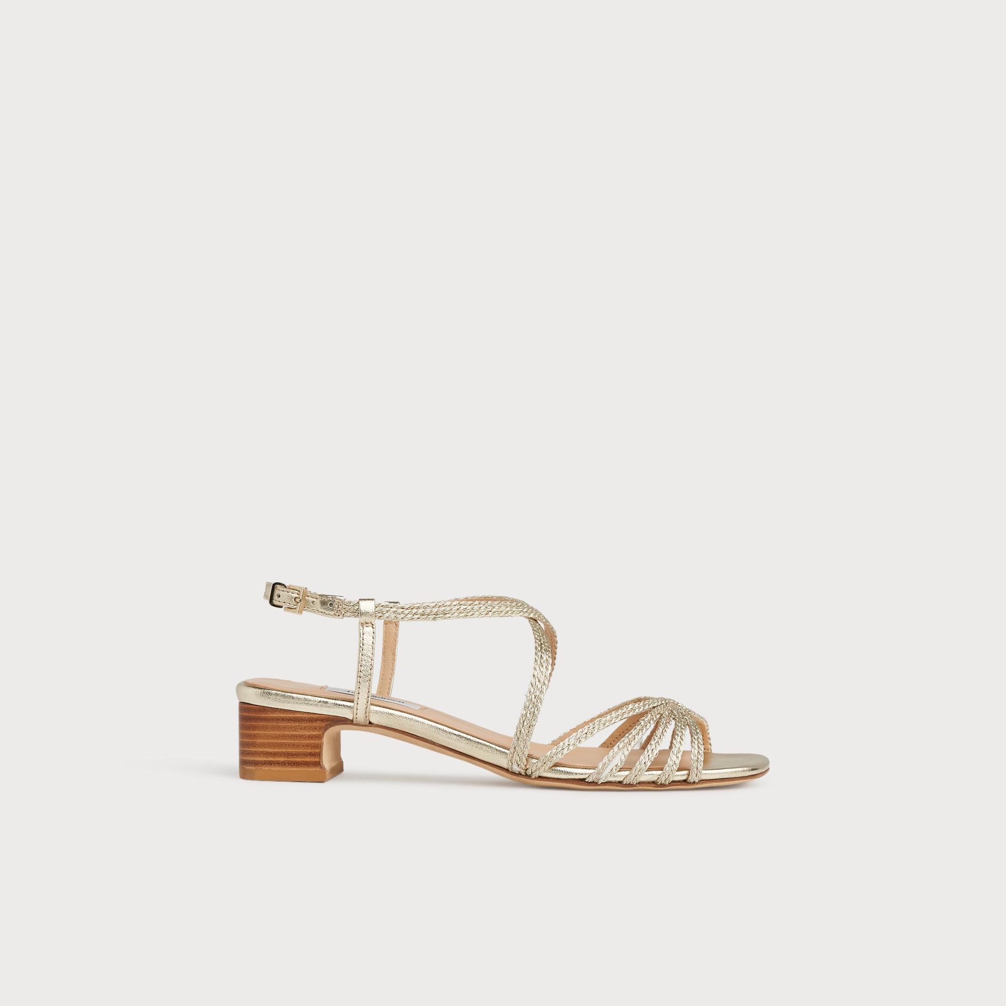 Newport Gold Rope Strappy Sandals | Sandals | Shoes | Collections 